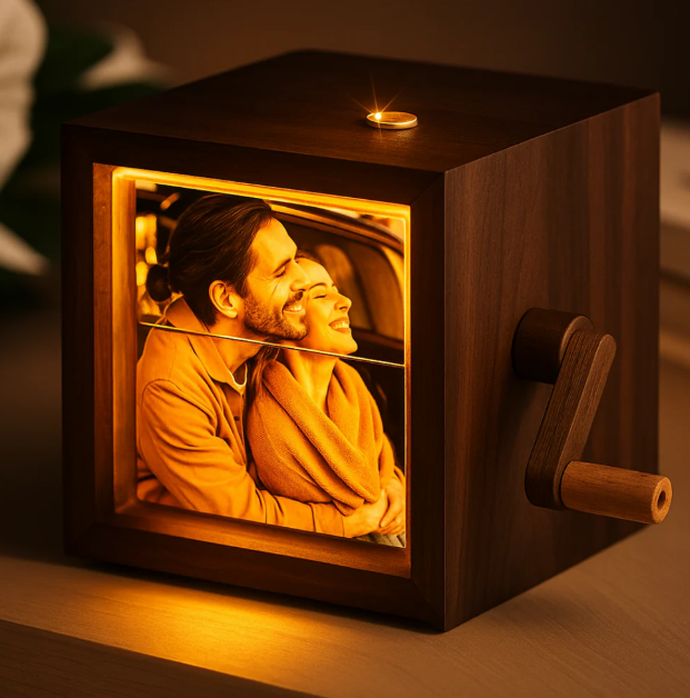 Custom Crank Photo Box